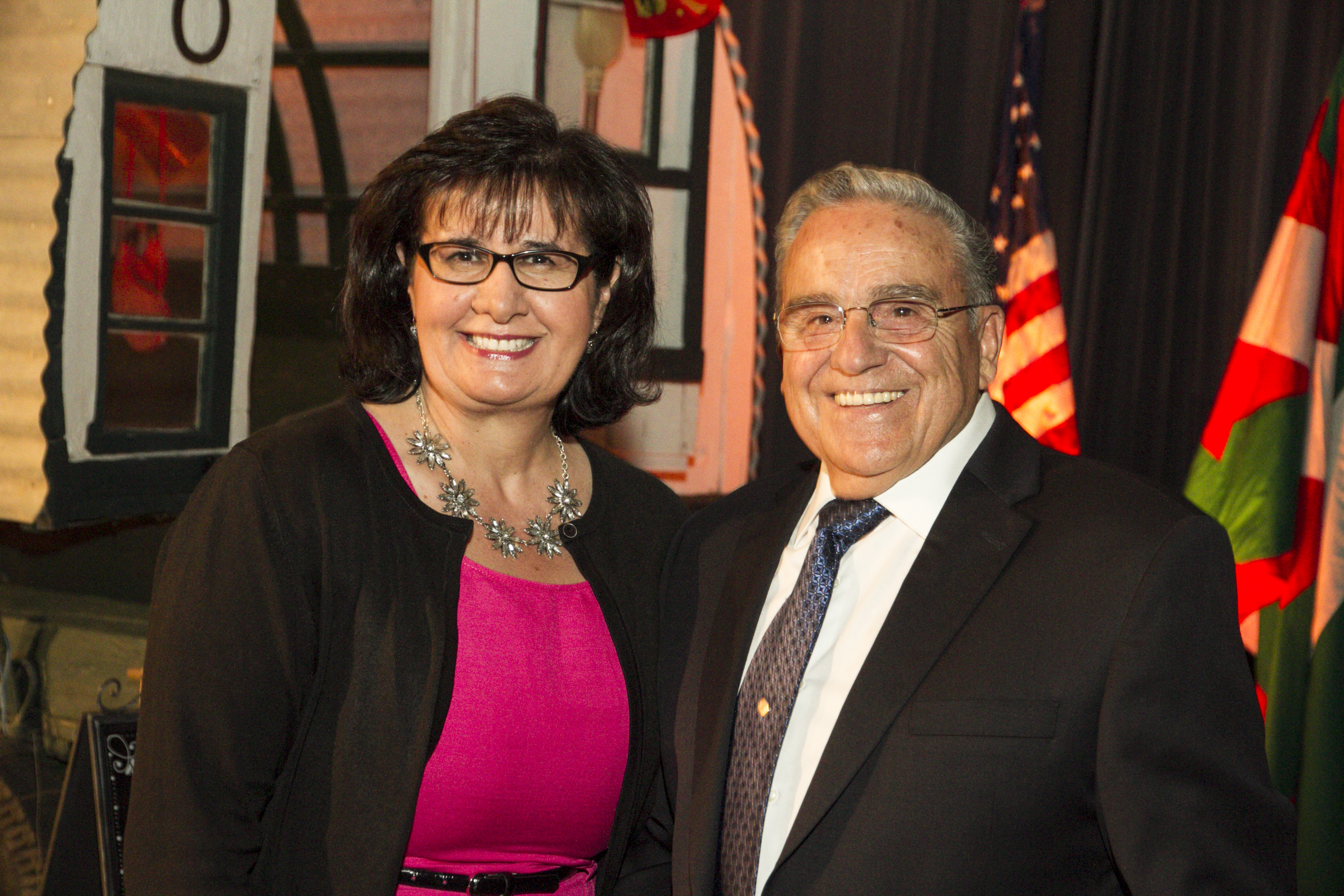 Tony Campos and Alcidia Freitas Gomes at 2015 Ag One Community Salute