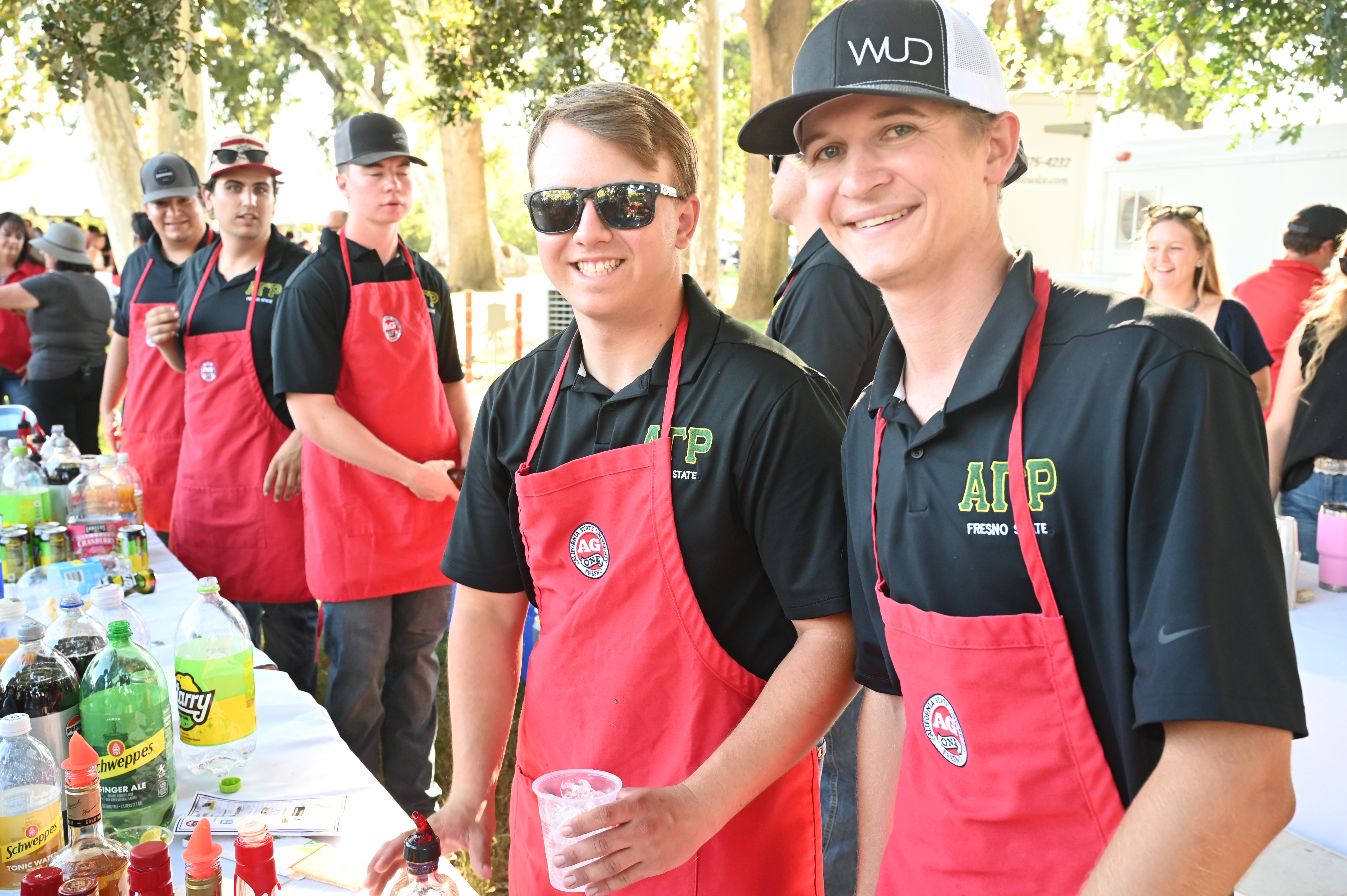 AGR Fraternity Assisting in the bar
