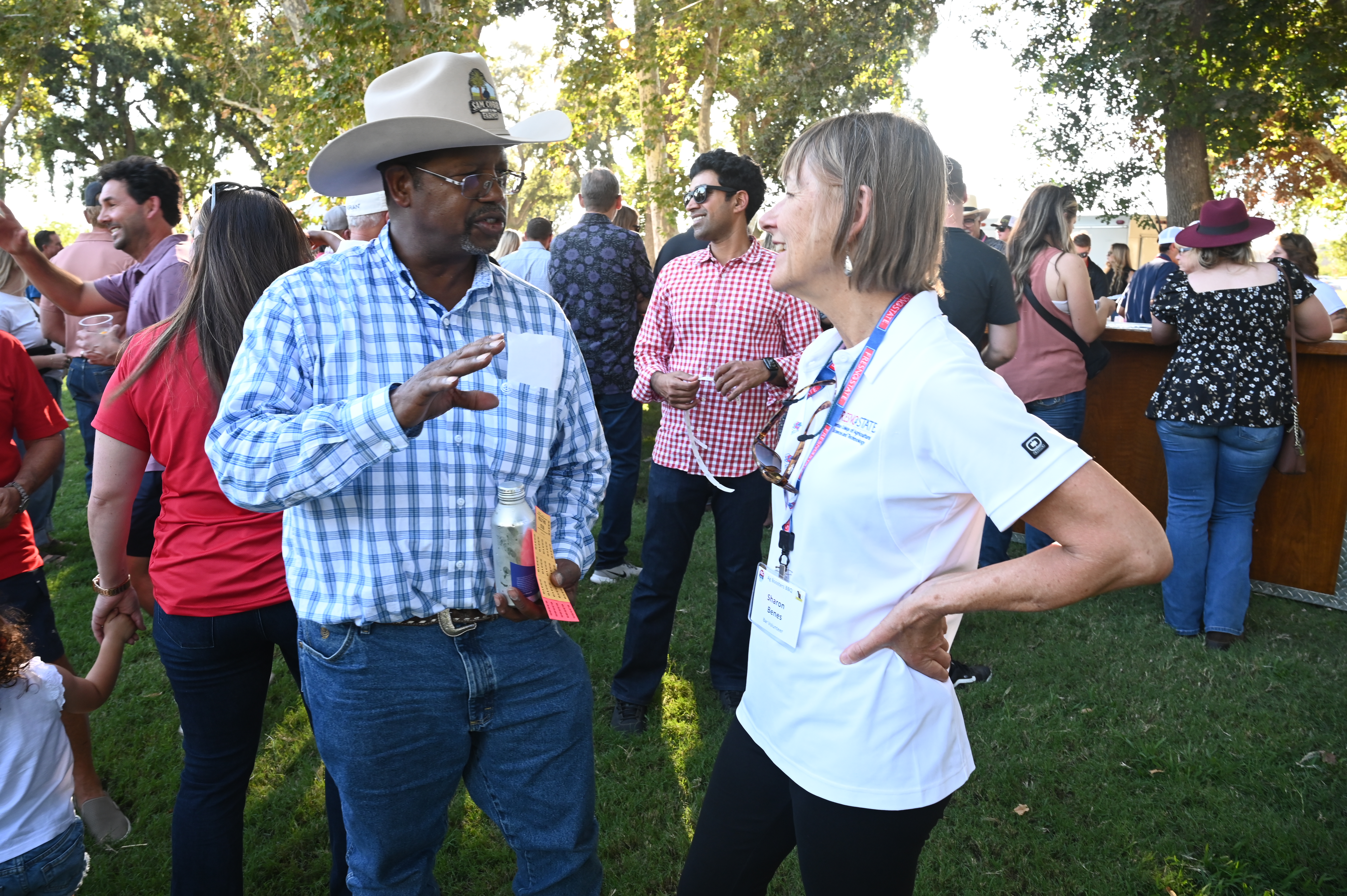 Sam Cobb and Community Member