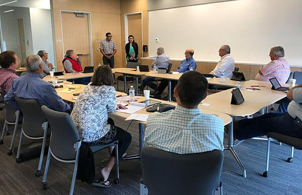 California Cotton Alliance gathered on campus