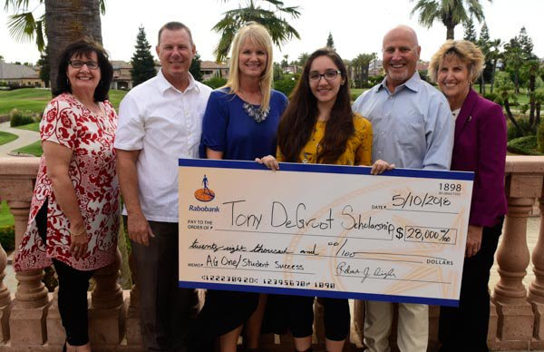 Rabobank and Tony DeGroot Family