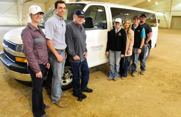 Marvin Meyers donates van for Livestock Judging Team