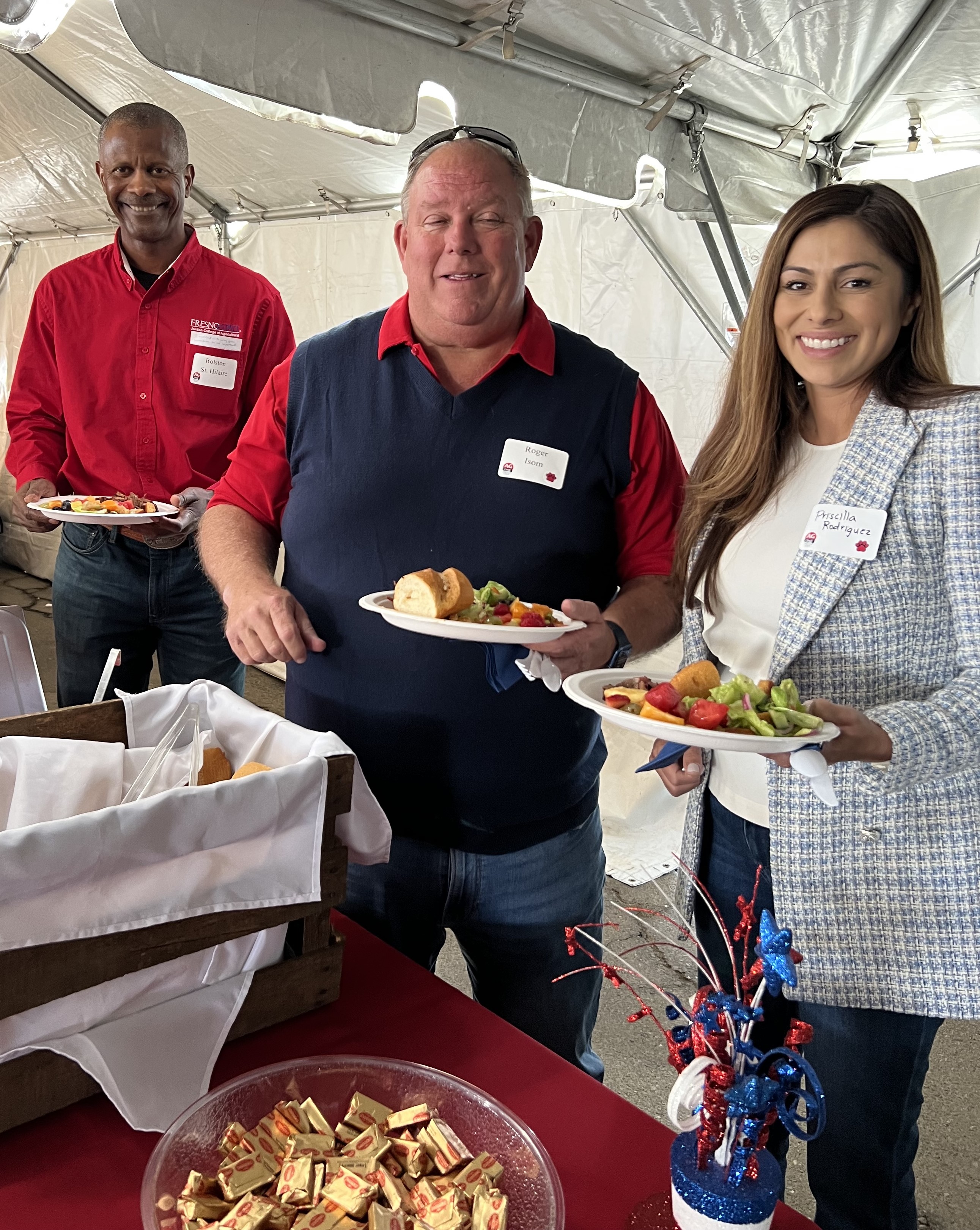 Dean Rolston St. Hillaire Roger Isom and Pricilla Rodriguez