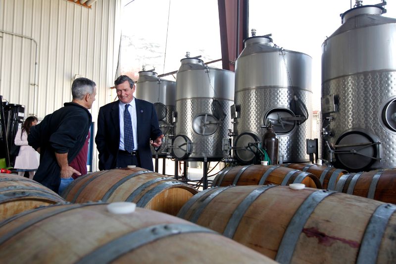 Event at Fresno State winery