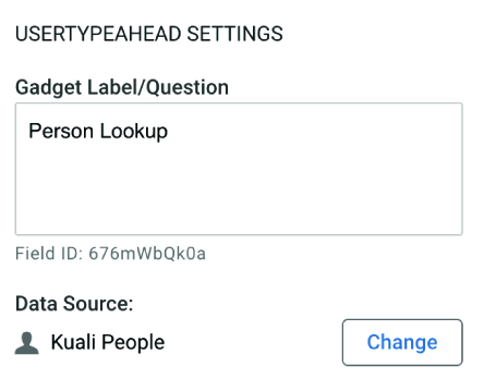 usertpeahead settings