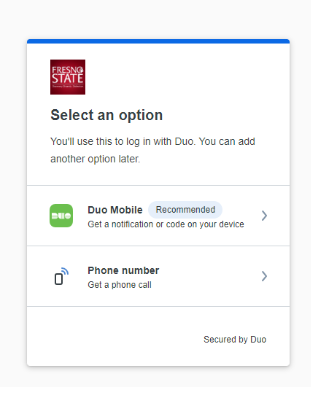fresno state preferred authentication method