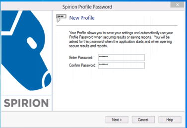 spirion password 